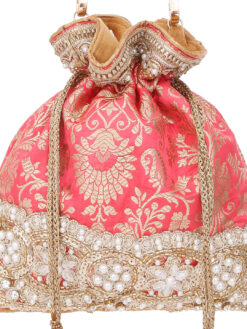 Peach Banarasi